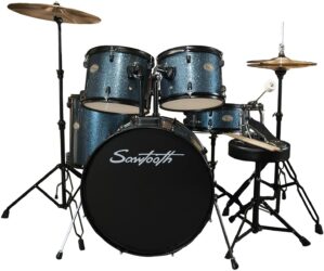 Rise by Sawtooth Full Size Student Drum Set